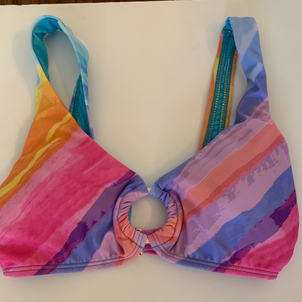 Ombré Ring Front Bikini Sz Small